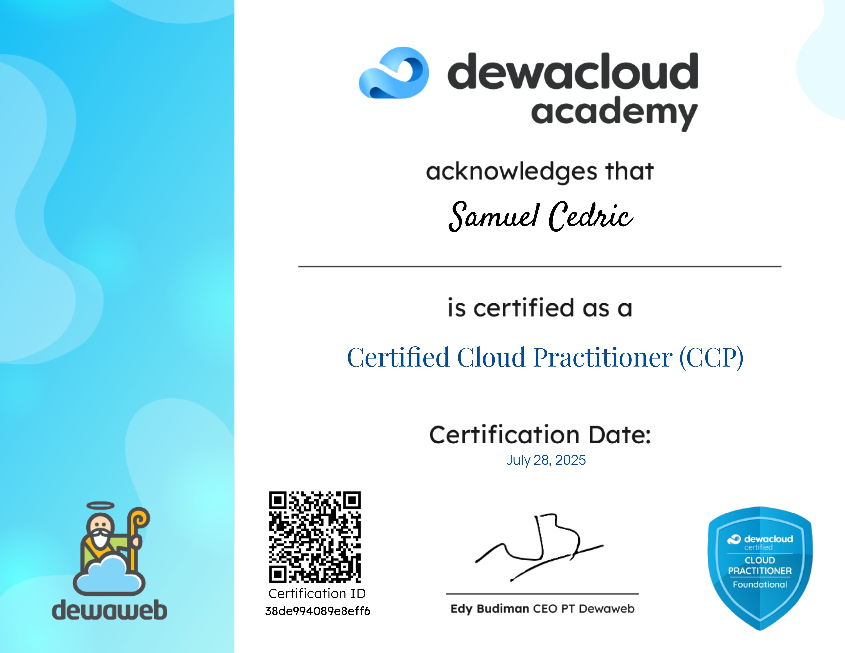 Certified Cloud Practitioner (CCP)
