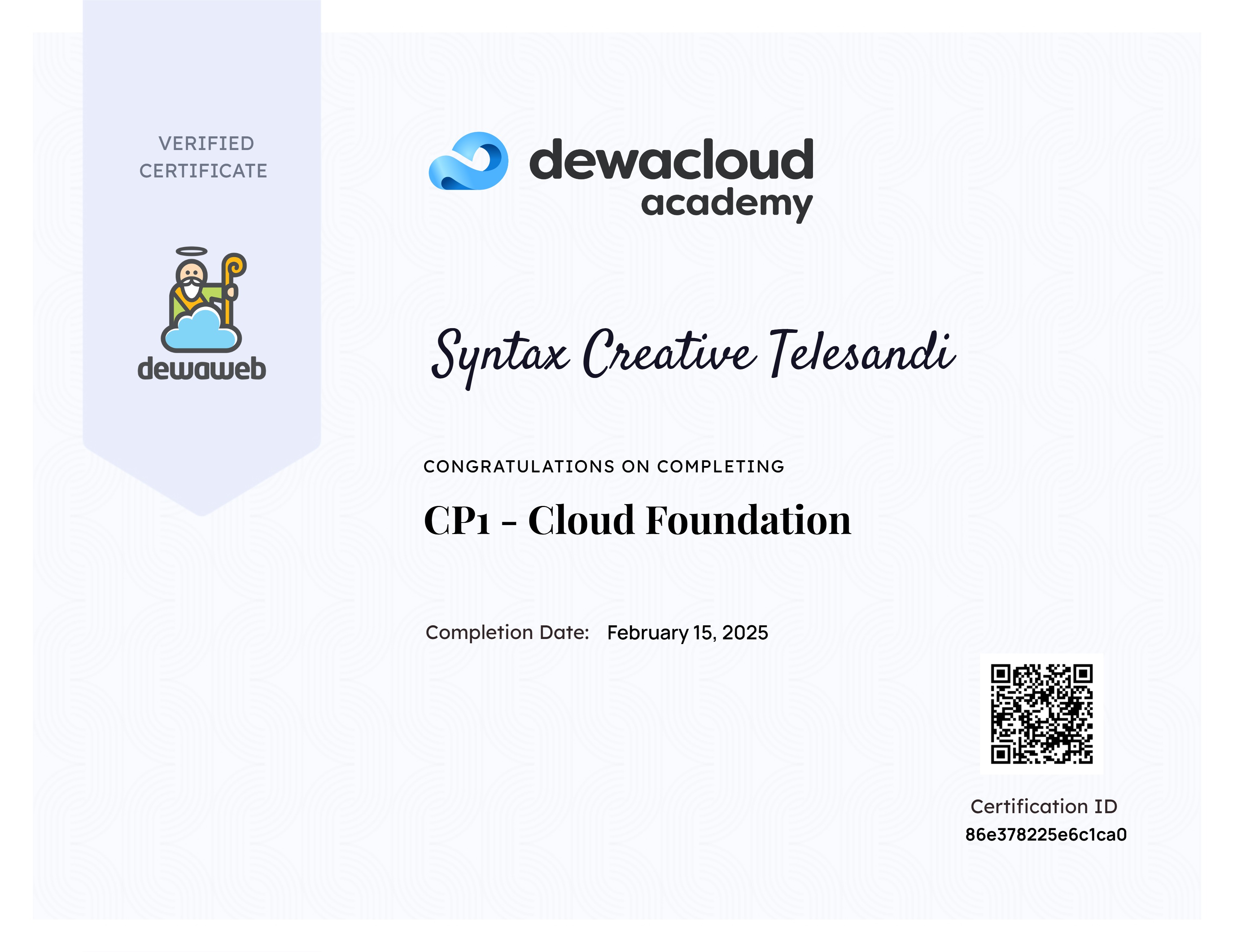 CP1 - Cloud Foundation