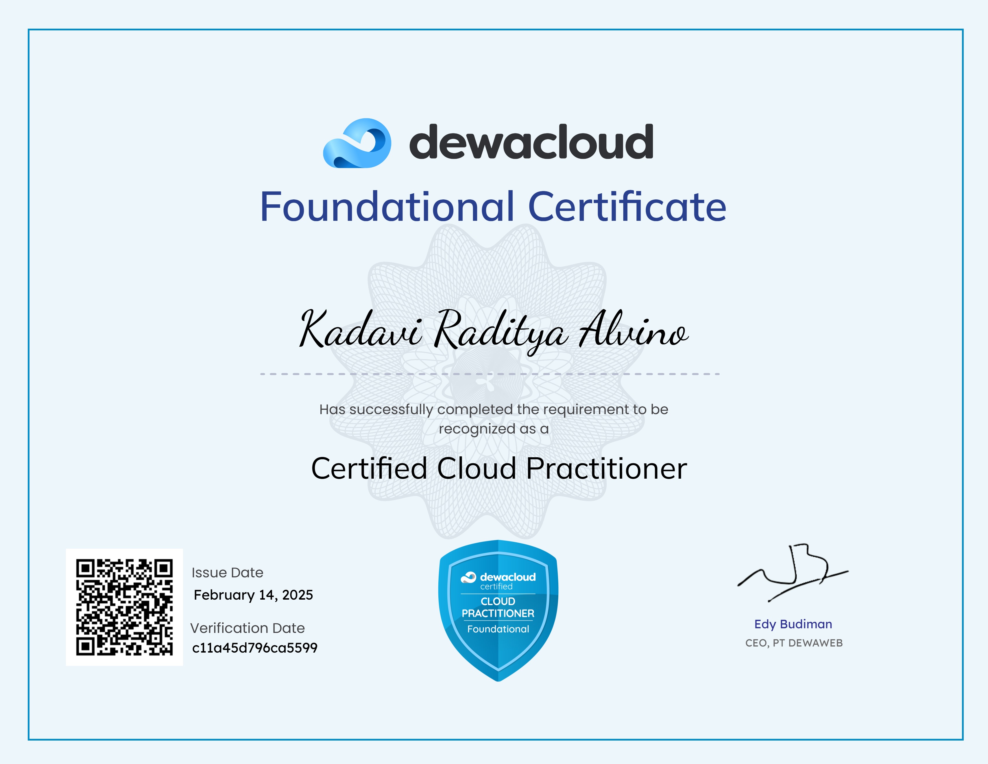 Certified Cloud Practitioner (CCP)